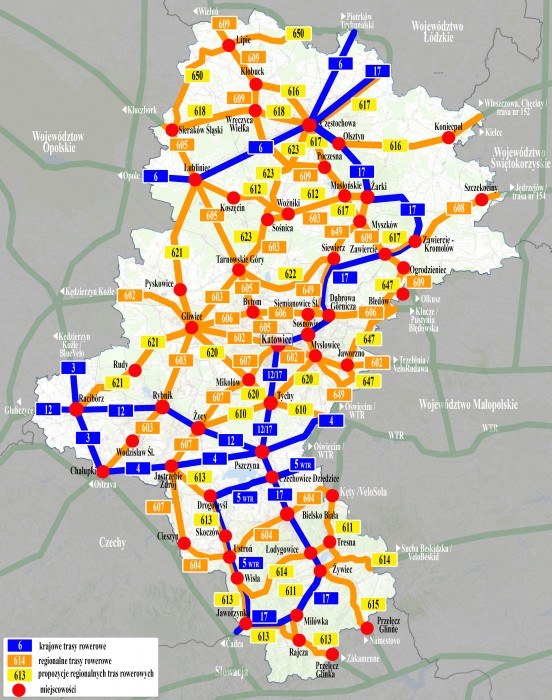 Mapa sieci RTR 2023 